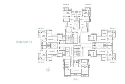 Project Image of 965.0 - 2010.0 Sq.ft 2 BHK Apartment for buy in DTC Downtown