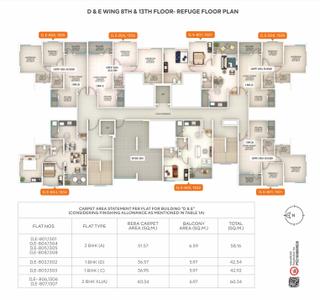Project Image of 458.0 - 650.0 Sq.ft 1 BHK Apartment for buy in Meander