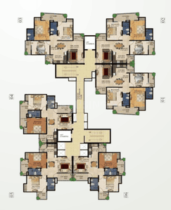 Project Image of 1075.0 - 1750.0 Sq.ft 2 BHK Apartment for buy in Supertech 34 Pavilion 