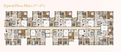 Project Image of 1164.0 - 1662.0 Sq.ft 2 BHK Apartment for buy in Goldmedal Pristine 60