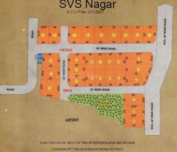 Project Image of 900.0 - 2400.0 Sq.ft Residential Plot Plot for buy in Poojaa SVS Nagar