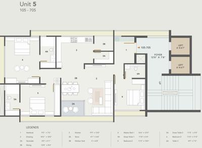 Project Image of 940.33 - 1246.57 Sq.ft 3 BHK Apartment for buy in Shalin Prima