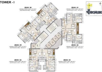 Project Image of 413.0 - 962.0 Sq.ft 1 BHK Apartment for buy in Aveon City