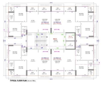 Project Image of 754.66 - 1010.52 Sq.ft 2 BHK Apartment for buy in J Eklera Silent Vista