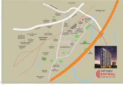 Project Image of 529 Sq.ft 1 BHK Apartment / Flat for sale in Ghatkopar East for Rs. 10500000