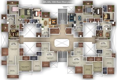 Project Image of 635.0 - 1051.0 Sq.ft 1 BHK Apartment for buy in Legacy Fortune Exotica