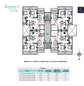 Project Image of 1205.55 - 1516.96 Sq.ft 2 BHK Apartment for buy in MVR Laguna Azul