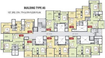 Project Image of 606.0 - 995.0 Sq.ft 1 BHK Apartment for buy in JP Harmony