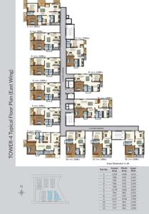 Project Image of 1495 Sq.ft 3 BHK Apartment / Flat for sale in Hafeezpet for Rs. 14000000
