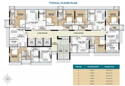Project Image of 404.0 - 730.0 Sq.ft 1 BHK Apartment for buy in Callissa