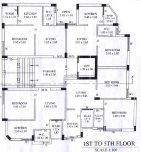 Project Image of 294.0 - 407.0 Sq.ft 1 BHK Apartment for buy in Saijul Jahalam Shekh Kolkata Apartment