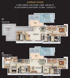 Project Image of 618.0 - 767.0 Sq.ft 2 BHK Apartment for buy in Avant Hillway