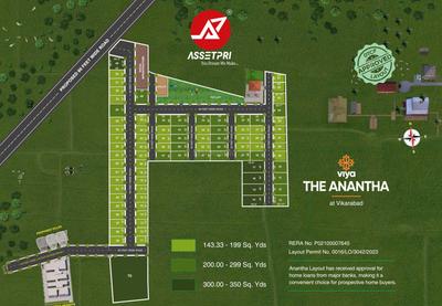 Project Image of 1289.97 - 3150.0 Sq.ft Residential Plot Plot for buy in The Anantha