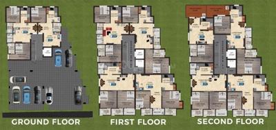 Project Image of 840.0 - 980.0 Sq.ft 2 BHK Apartment for buy in The Nest Fame