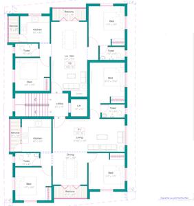 HP Crystal Flats Crystal Flats Cluster Plan from 1st to 3rd Floor 1