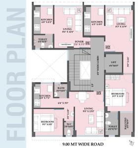 Project Image of 0.0 - 400.0 Sq.ft 1 BHK Apartment for buy in Sai Aura