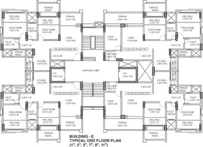 Project Image of 633.35 - 773.6 Sq.ft 2 BHK Apartment for buy in Kumar Piccadilly E Building