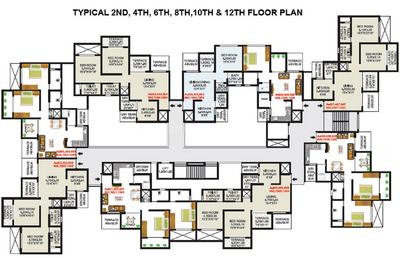 Project Image of 196.0 - 200.0 Sq.ft 1 RK Apartment for buy in Vardhaman Residency
