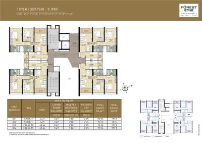 Project Image of 683.0 - 699.0 Sq.ft 2 BHK Apartment for buy in Vascon Forest Edge Phase 2