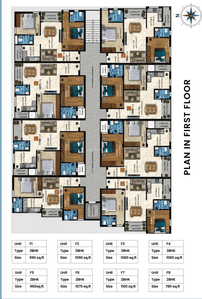 Project Image of 780.0 - 1100.0 Sq.ft 2 BHK Apartment for buy in Viva Vision