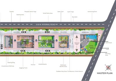 Project Image of 1640 Sq.ft 3 BHK Apartment / Flat for sale in Pimple Saudagar for Rs. 16000000