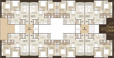Project Image of 632.38 - 666.29 Sq.ft 2 BHK Apartment for buy in Siddhi Satyam Nirvana