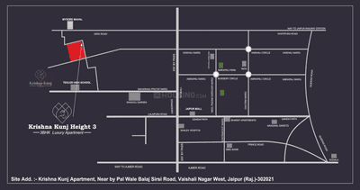 Project Image of 1458.7 - 1821.4 Sq.ft 3 BHK Apartment for buy in Krishna Kunj Heights 1