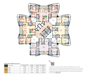 Project Image of 922.0 - 5304.0 Sq.ft 2 BHK Apartment for buy in Rahul Arcus