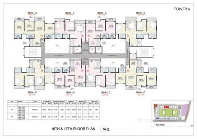 Project Image of 631.42 - 1087.0 Sq.ft 2 BHK Apartment for buy in Kohinoor Central Park Phase 1