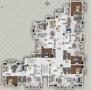 Project Image of 1225.0 - 1775.0 Sq.ft 2 BHK Apartment for buy in Lucky Dream City