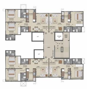 Project Image of 441.86 - 1122.25 Sq.ft 1 BHK Apartment for buy in Veeramani Rediant 59
