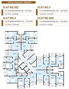 Project Image of 451.0 - 902.0 Sq.ft 1 BHK Apartment for buy in Space Residence II Building No 4 B
