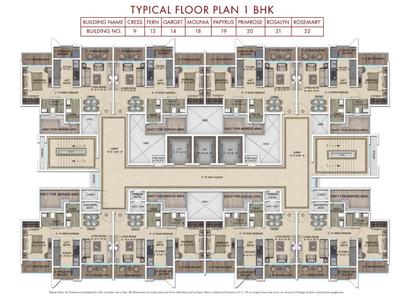 Project Image of 430.56 - 640.4 Sq.ft 1 BHK Apartment for buy in Regency Anantam Phase III