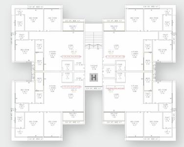 Project Image of 629.9 - 1147.0 Sq.ft 2 BHK Apartment for buy in Prayag Shyamal Residency