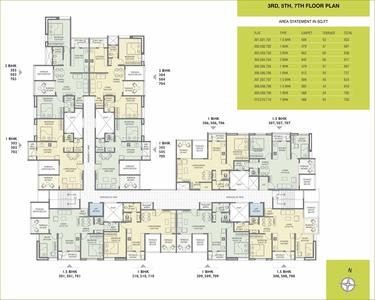 Project Image of 705.0 - 939.0 Sq.ft 1 BHK Apartment for buy in Alliance White Lily