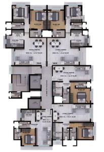 Project Image of 457.25 - 749.49 Sq.ft 1 BHK Apartment for buy in Nandivardhan Fortuna Blue