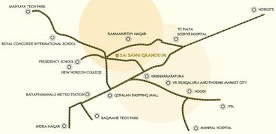 Project Image of 1190.0 - 1490.0 Sq.ft 2 BHK Apartment for buy in Mathrusris Sai Sanvi Grandeur