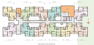 Project Image of 714.0 - 901.0 Sq.ft 2 BHK Apartment for buy in Shreesha Icon