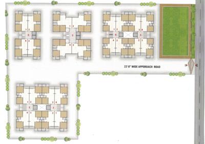 Reshma Takshashila Heights Phase 1 A B Building Layout Plan 1