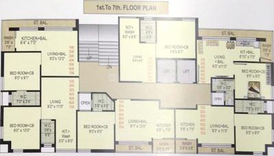 Project Image of 190.52 - 226.04 Sq.ft 1 BHK Apartment for buy in Jay City Empire