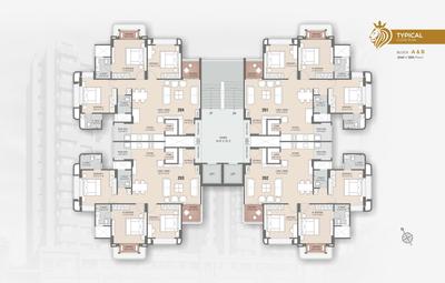 Project Image of 0.0 - 2052.0 Sq.ft 3 BHK Apartment for buy in Swarnim Sentossa