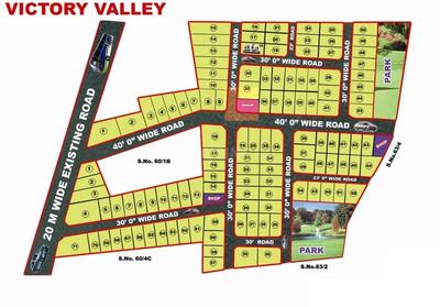 Project Image of 1585.0 - 1895.0 Sq.ft Residential Plot Plot for buy in Victory Valley Phase I and II