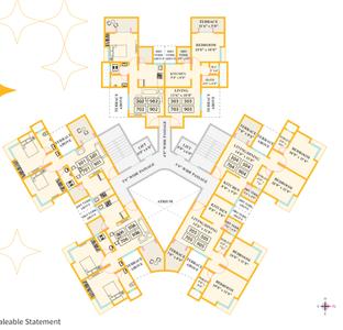 Project Image of 513.18 - 750.46 Sq.ft 1 BHK Apartment for buy in Nobles Jewel