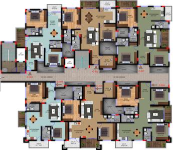 Project Image of 925.7 - 1216.32 Sq.ft 2 BHK Apartment for buy in Aakar Acropolis Block C