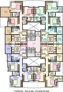 Project Image of 970.0 - 1333.0 Sq.ft 2 BHK Apartment for buy in Home Bhagyatara Society