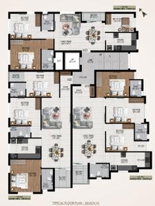 Project Image of 1150.0 - 1455.0 Sq.ft 3 BHK Apartment for buy in Harmony Mahalakshmi