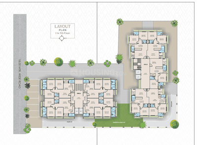 Project Image of 662.62 - 681.78 Sq.ft 2 BHK Apartment for buy in Shree Viihaan Elegance