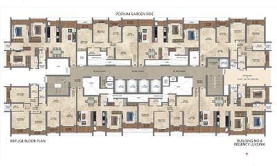 Project Image of 753.15 - 1139.04 Sq.ft 2 BHK Apartment for buy in Regency Luxuria Phase I