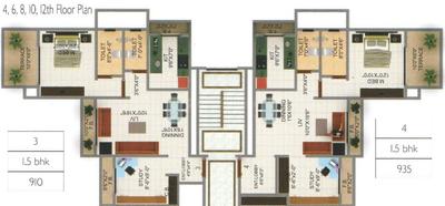 Project Image of 510.0 - 640.0 Sq.ft 1 BHK Apartment for buy in Tycoons Valley