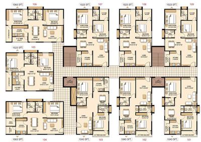 Lakshmi Konathala Subrahmanyam Gardens Cluster Plan 1